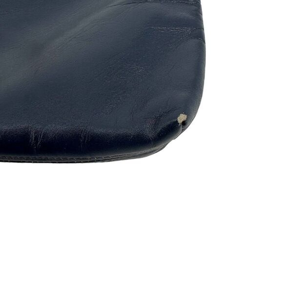 Ruth Saltz Clutch Handbag Vintage Leather Navy Blue Lion Classic Evening Purse - Picture 4 of 11